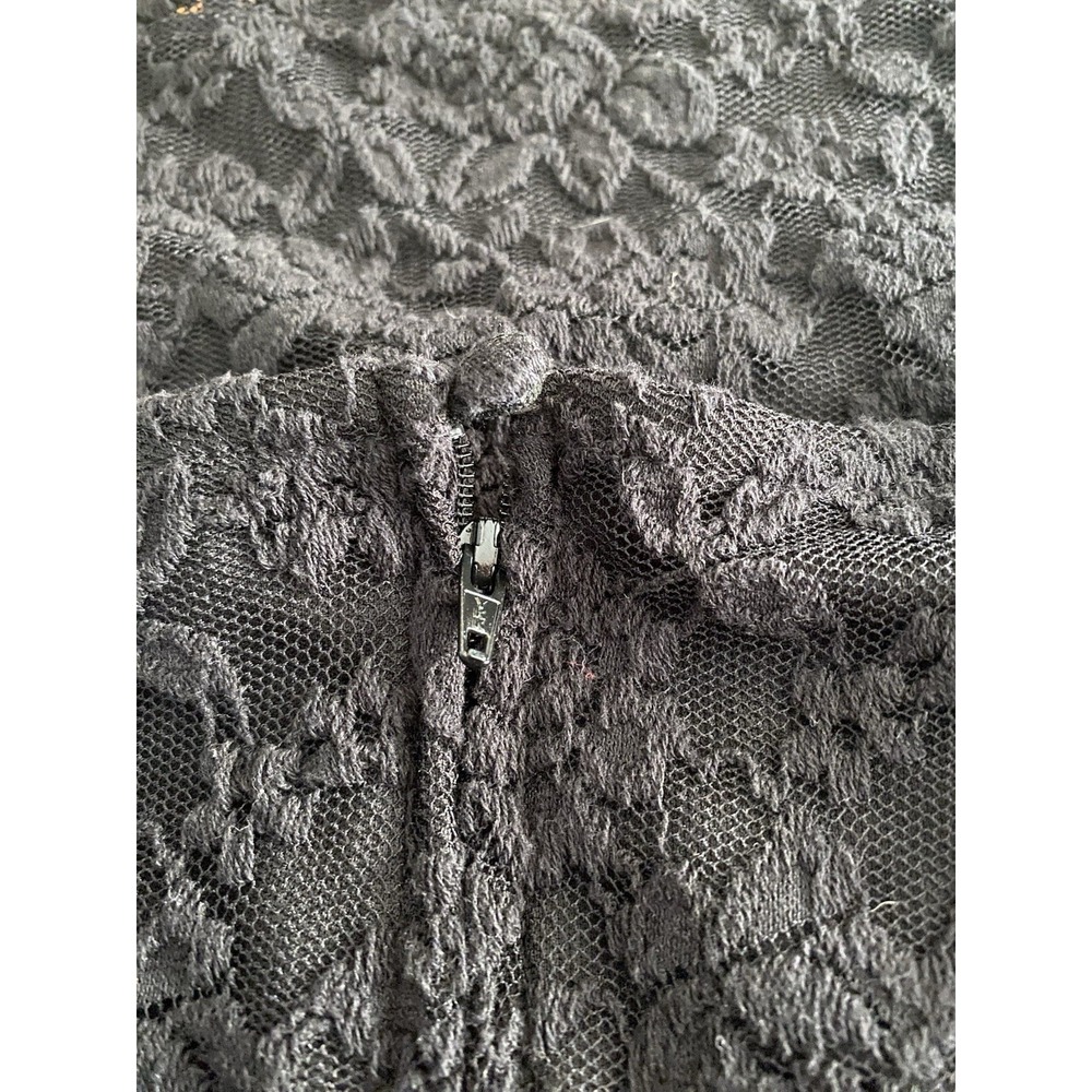 Torrid Women Black Lace Dress SZ 26 (4X) Fit & Flare A-Line Scoop Neck 10626321 - Picture 9 of 10